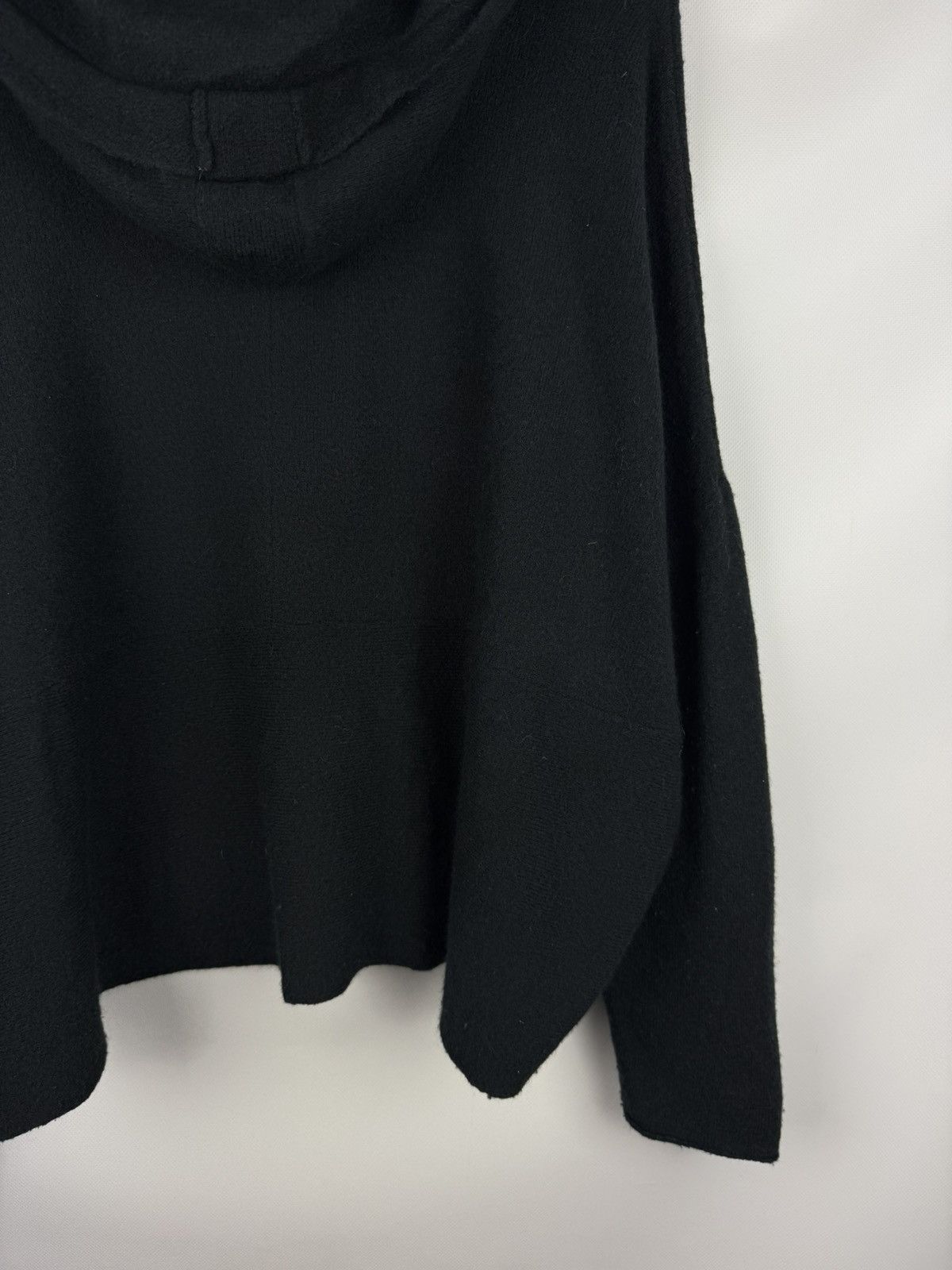 Rundholz Avant-Garde Lagenlook Oversized Wool Hooded Sweater Pullover Size S / US 4 / IT 40 - 19 Thumbnail