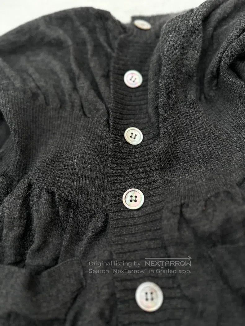 Comme des Garcons Comme Des Garcons Wool Knit Cardigan, Open-front Dress Size S / US 4 / IT 40 - 6 Thumbnail