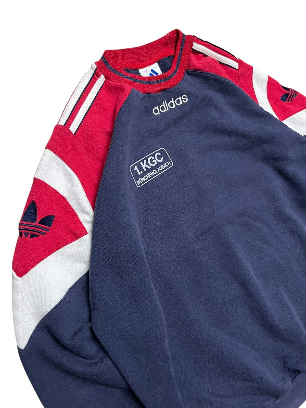 Adidas 1990s Vintage Adidas German Sillmans Sweatshirt Size US XL / EU 56 / 4 - 2 Thumbnail