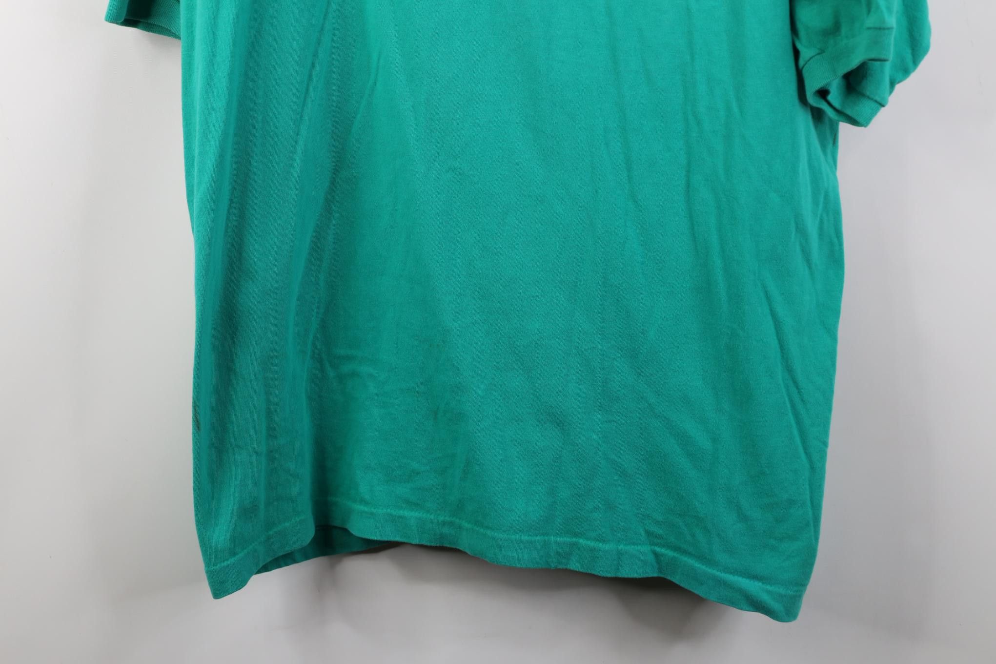 Disney Vintage 90s Disney Mickey Mouse Golf Polo Shirt Teal USA Size US XL / EU 56 / 4 - 3 Thumbnail