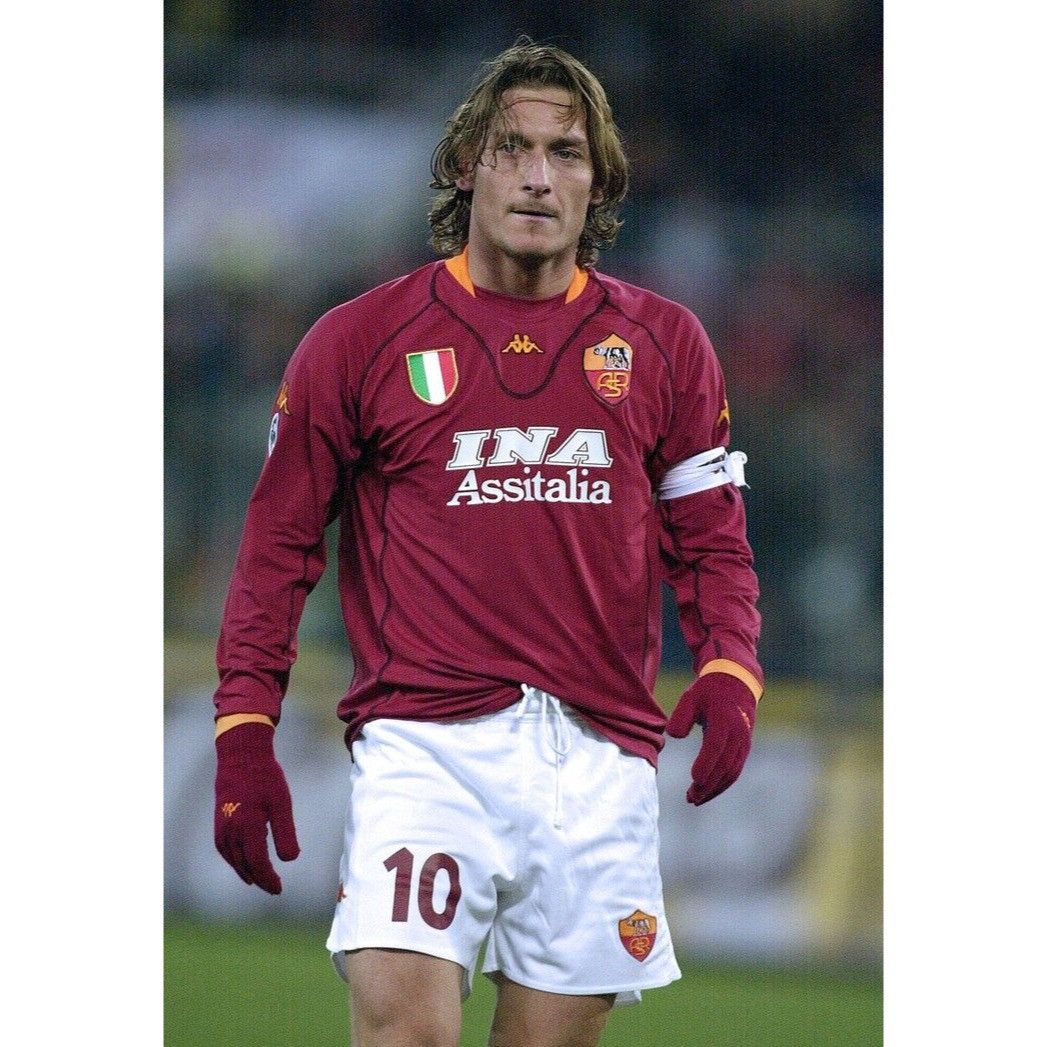 Kappa Totti As Roma Kappa 2001 2002 Long Sleeve Soccer