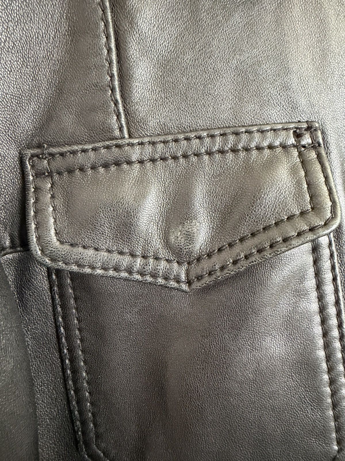 Hedi Slimane Stud Homme L-Zip Leather Jacket Size US M / EU 48-50 / 2 - 13 Thumbnail