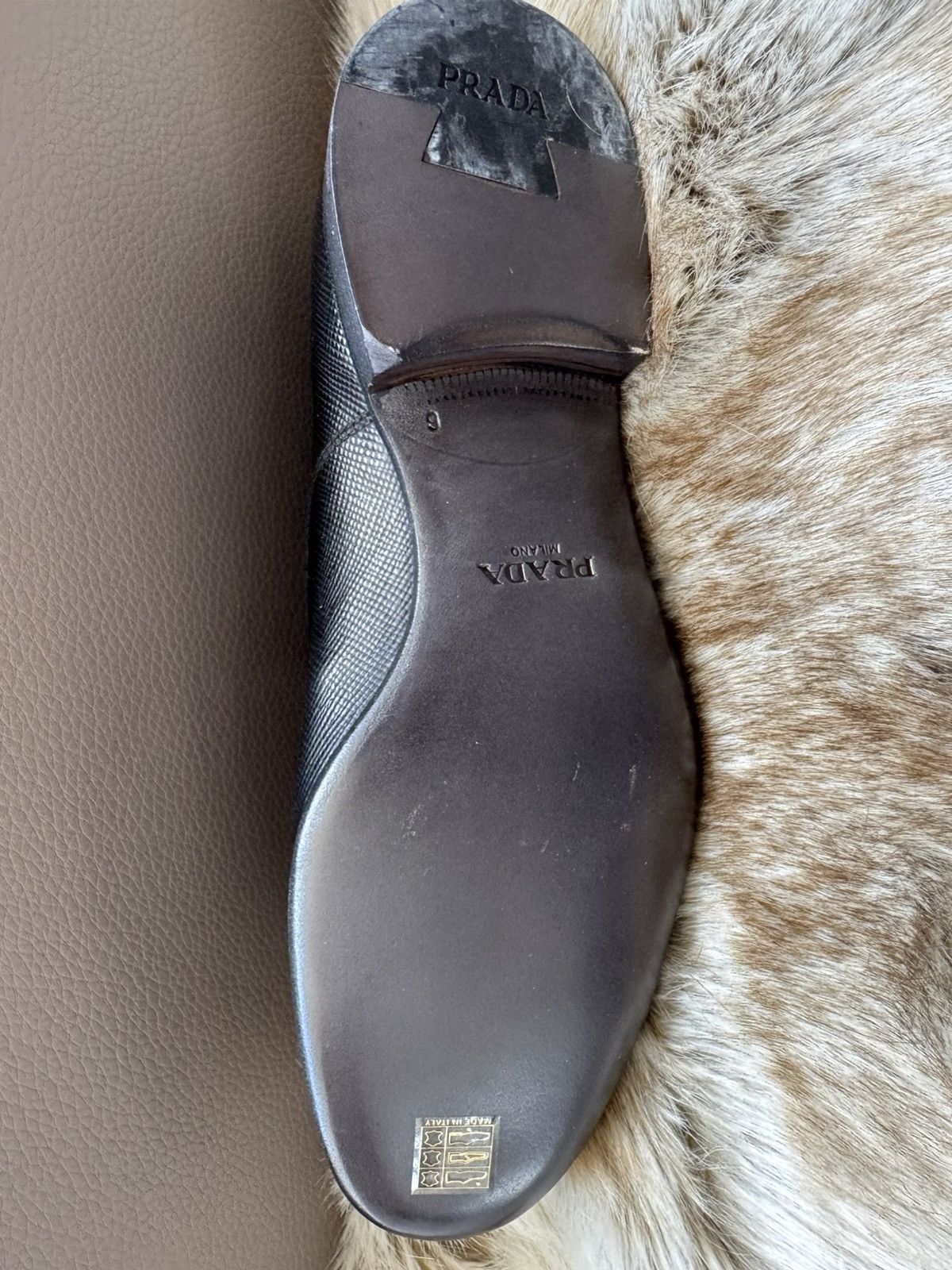 Prada Prada Saffiano Leather Shoes Size US 7 / EU 40 - 2 Thumbnail