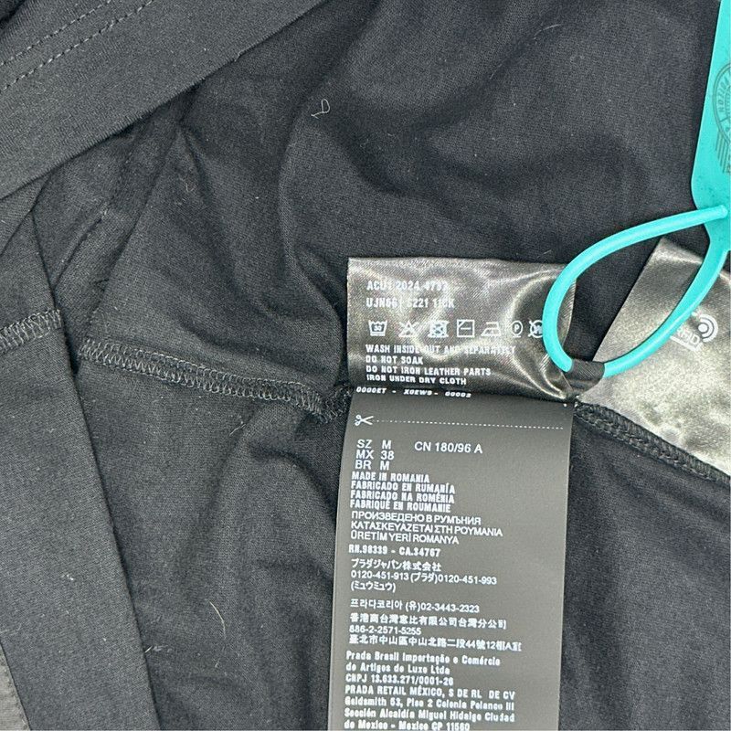 Prada Prada Black Short Sleeve TShirt with Logo-2506 Size US M / EU 48-50 / 2 - 2 Thumbnail