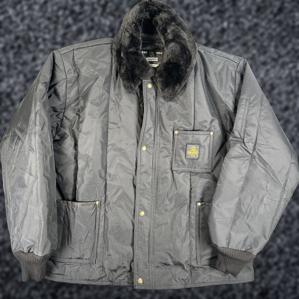 Refrigiwear RefrigiWear Jacket Mens 3XL Black Quilted Insulated Faux Fur Workwear 0322R Size US XXL / EU 58 / 5 - 1 Thumbnail