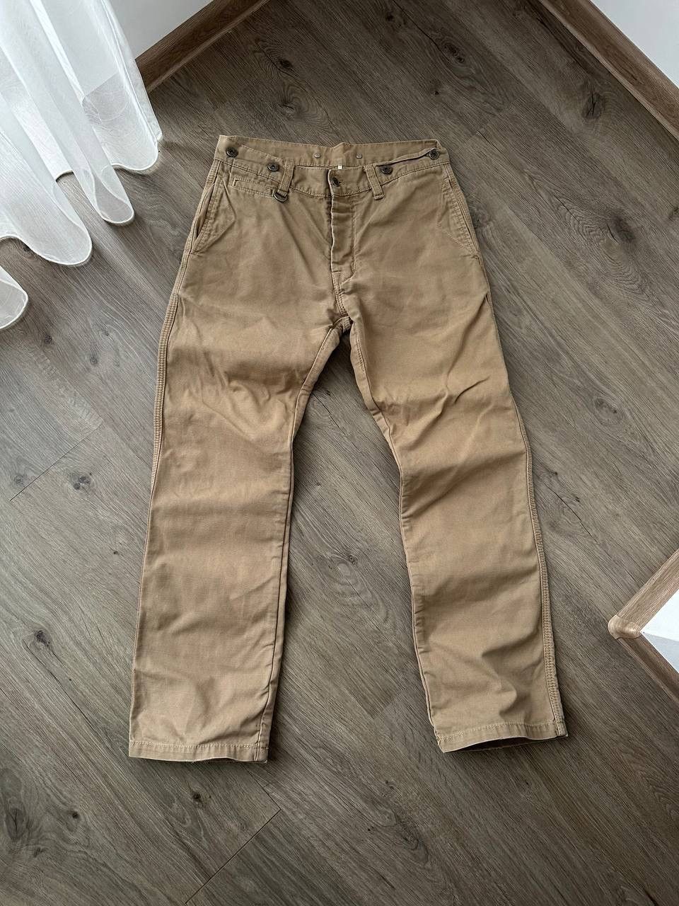 Japanese Brand × Pike Brothers × Vintage Vintage Pike Brother Brown Hunting Denim Pants Size US 32 / EU 48 - 3 Thumbnail