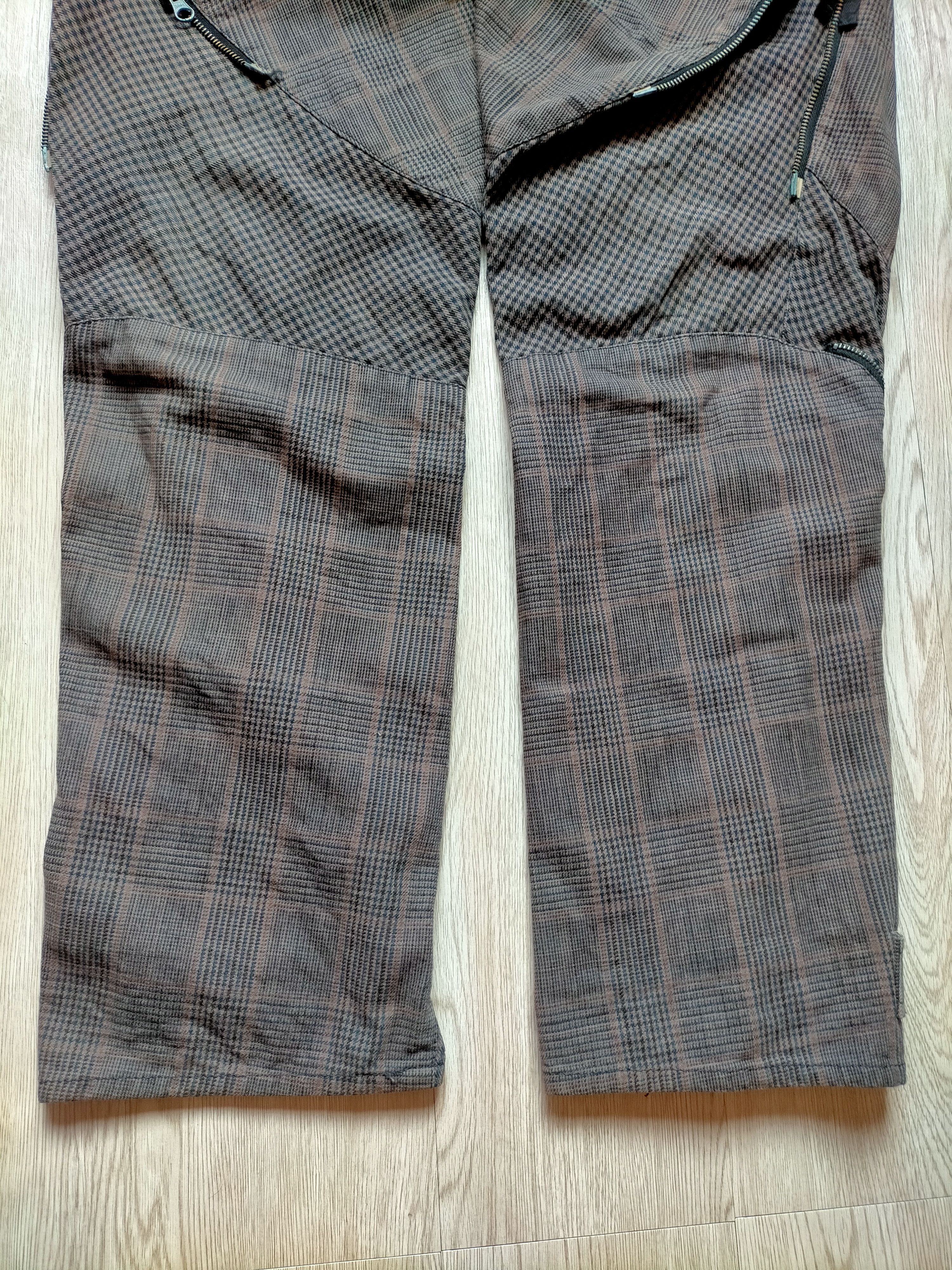Final Home Final Home Japan Check Patchwork Zipped Trouser Pants Size US 36 / EU 52 - 9 Thumbnail