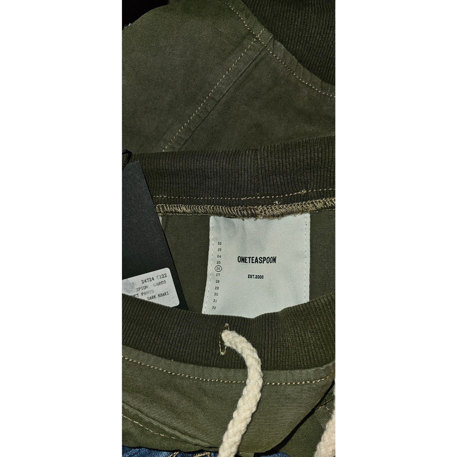 Free People × One Teaspoon New OneTeaspoon Cargo Cadet Jogger Pants $158 SIZE 26 Khaki Size 26" / US 2 / IT 38 - 4 Thumbnail