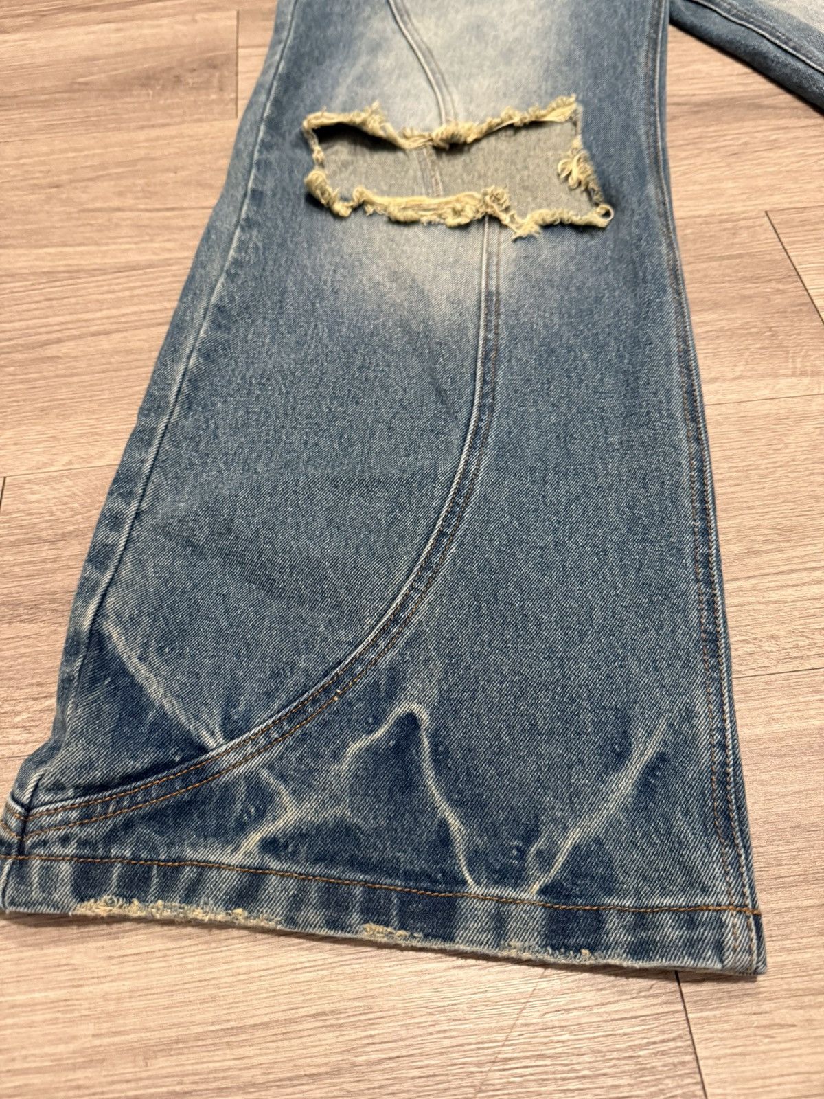 Other Neaux Doubt acid wash ripped denim Size US 34 / EU 50 - 5 Thumbnail