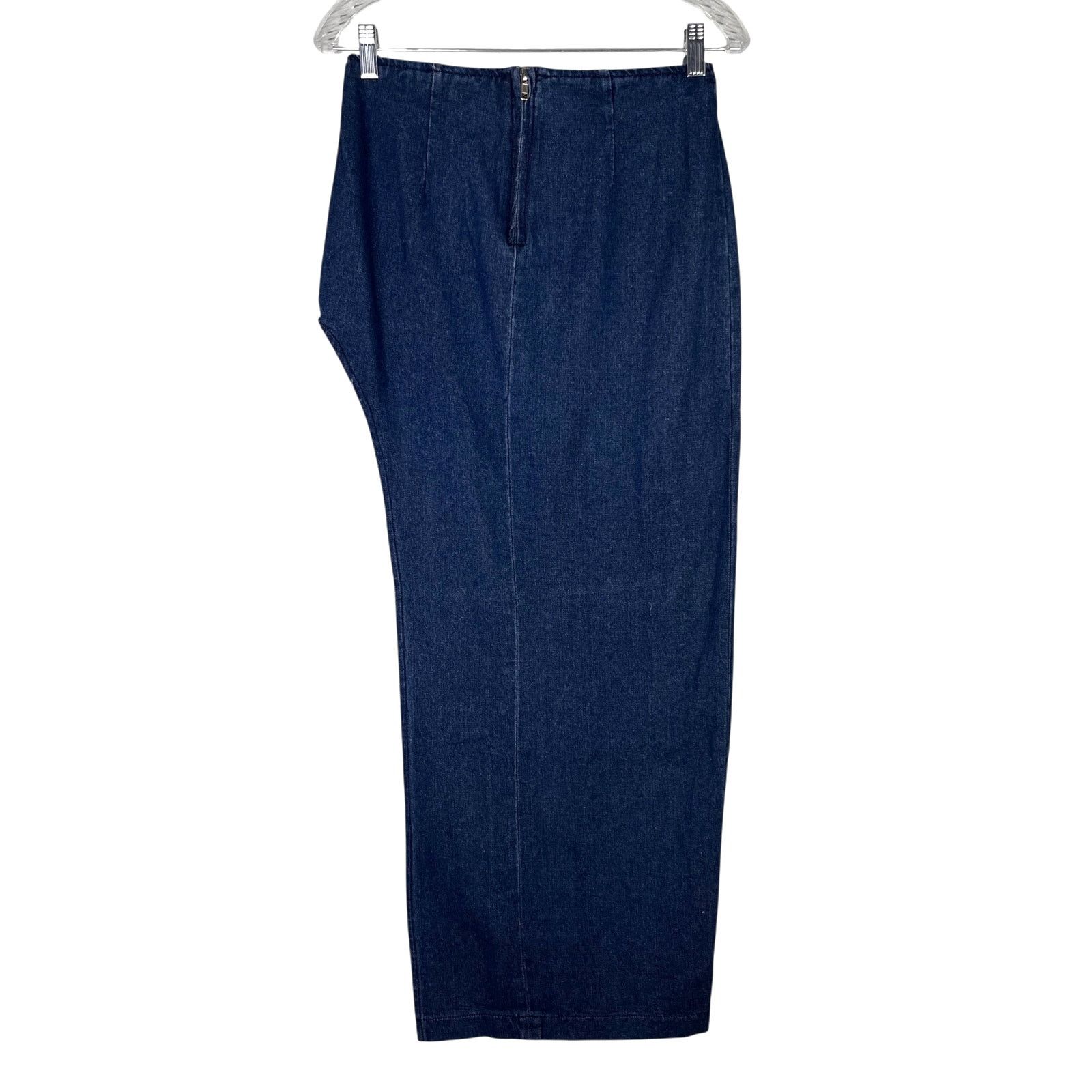 superdown Superdown Tirza Maxi Skirt Denim 24 New Size 24" / US 00 / IT 34 - 2 Thumbnail