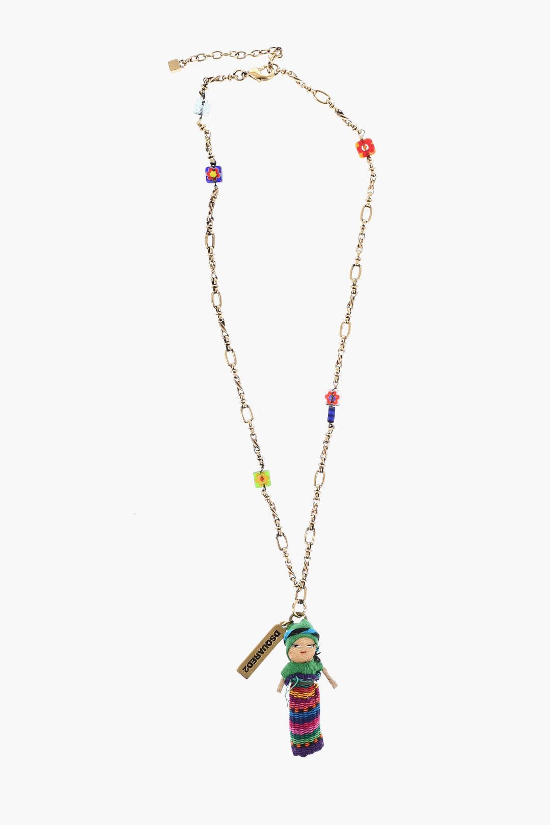Dsquared2 Chain Necklace TBD 09 Gold-Effect with Doll Charm Size ONE SIZE - 1 Thumbnail