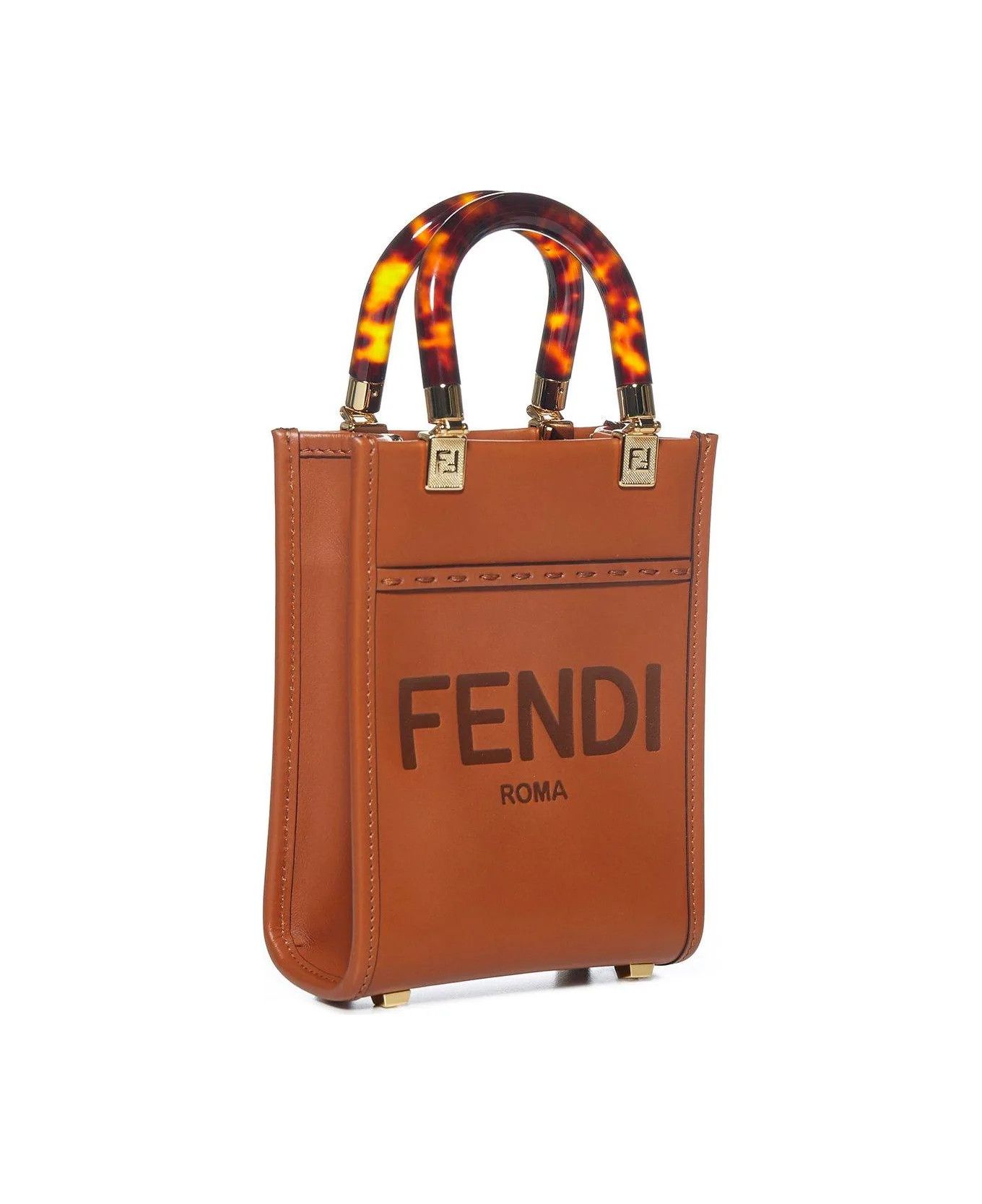 Fendi o1s1wg110326 Size: OS/Mini Sunshine Shopper in Brown Size ONE SIZE - 2 Thumbnail