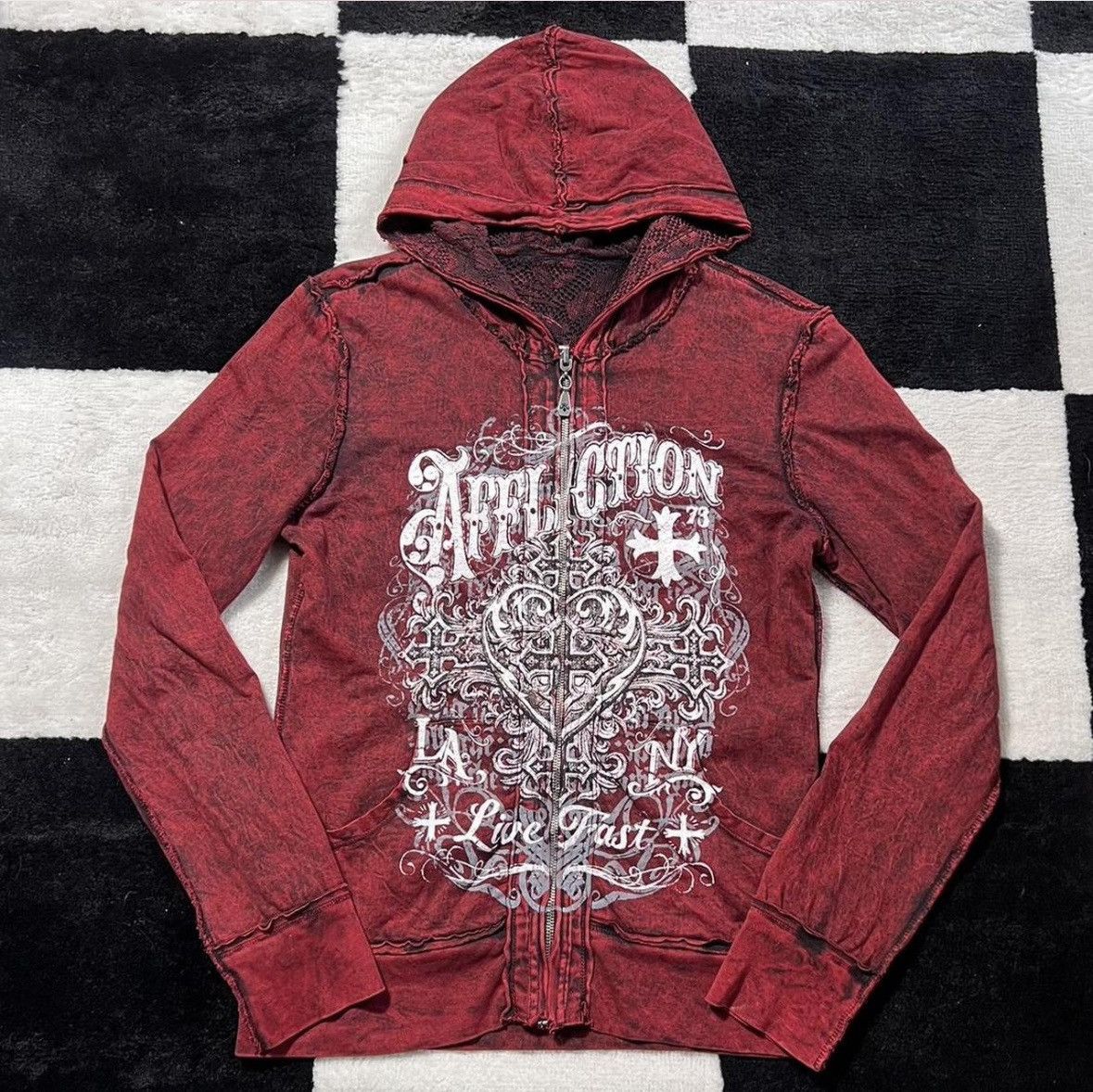 Affliction Affliction Hoodie Size US XXS / EU 40 - 1 Thumbnail
