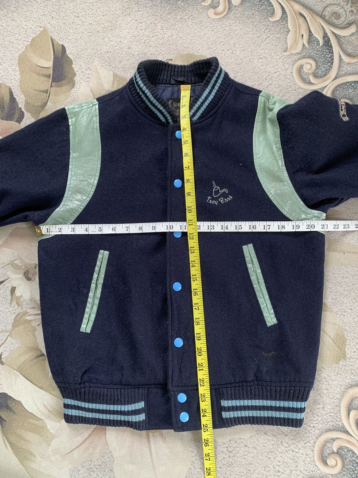 California Arts. × California Republic Vintage Troy Bros Varsity Wool Jacket Size US M / EU 48-50 / 2 - 15 Thumbnail