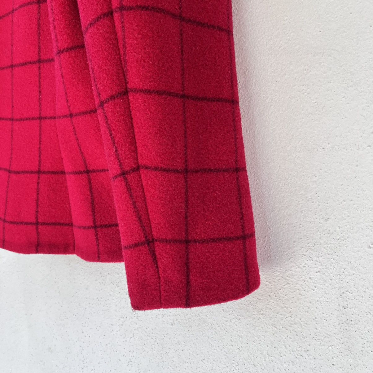 Christian Dior Monsieur Christian Dior CD Prêt-à-Porter Red Check Size S / US 4 / IT 40 - 5 Thumbnail