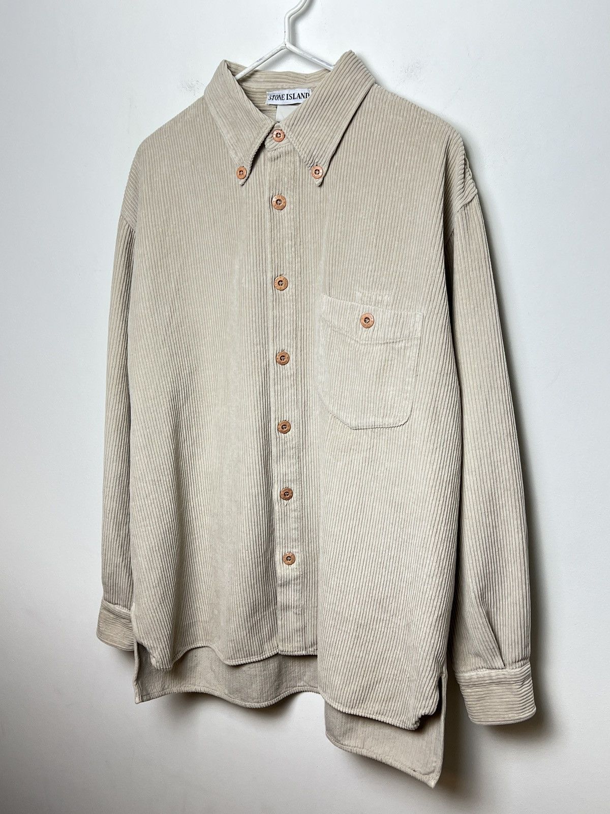 Stone Island stone island archive jumbo cord shirt Size US L / EU 52-54 / 3 - 3 Thumbnail