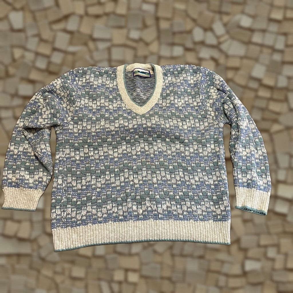 Vintage Shenandoah Sweater Men’s Size Large V-Neck Pullover Size L / US 10 / IT 46 - 1 Thumbnail