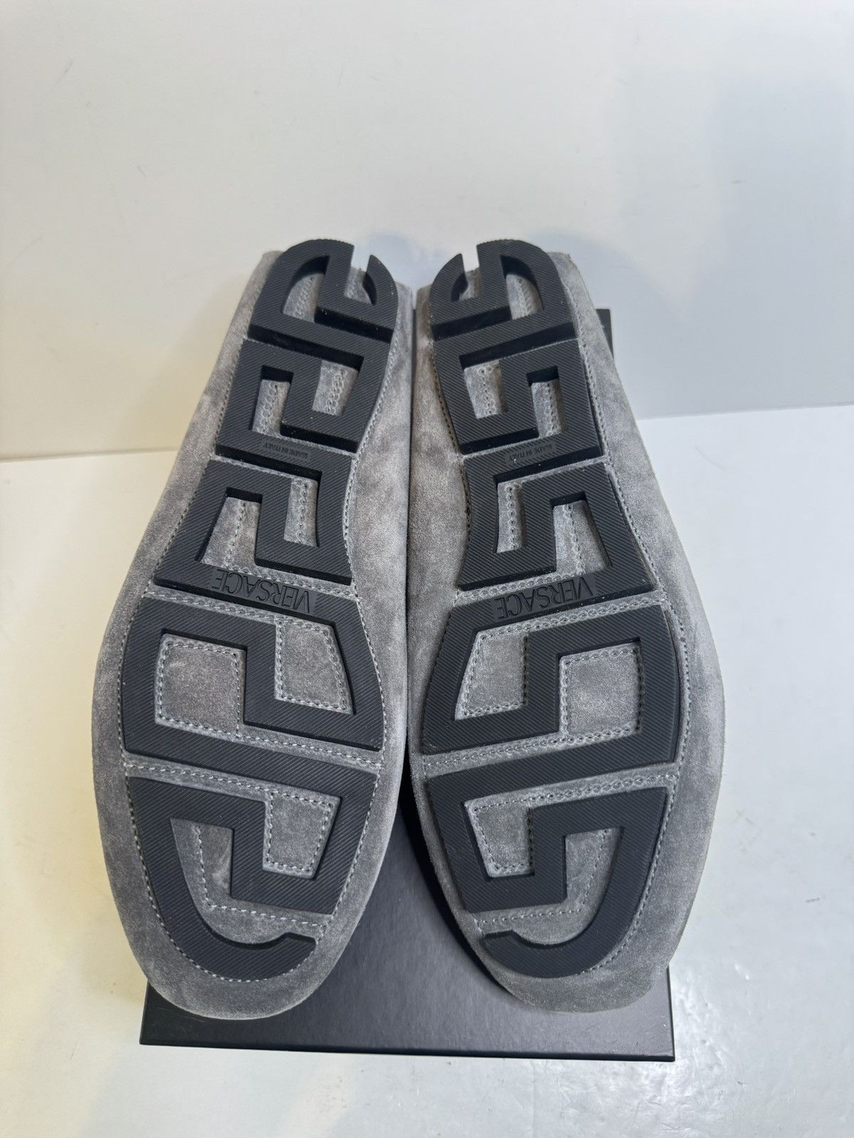 Versace Versace Medusa Suede Drivers Grey 44.5 New With Box Size US 11.5 / EU 44-45 - 6 Thumbnail