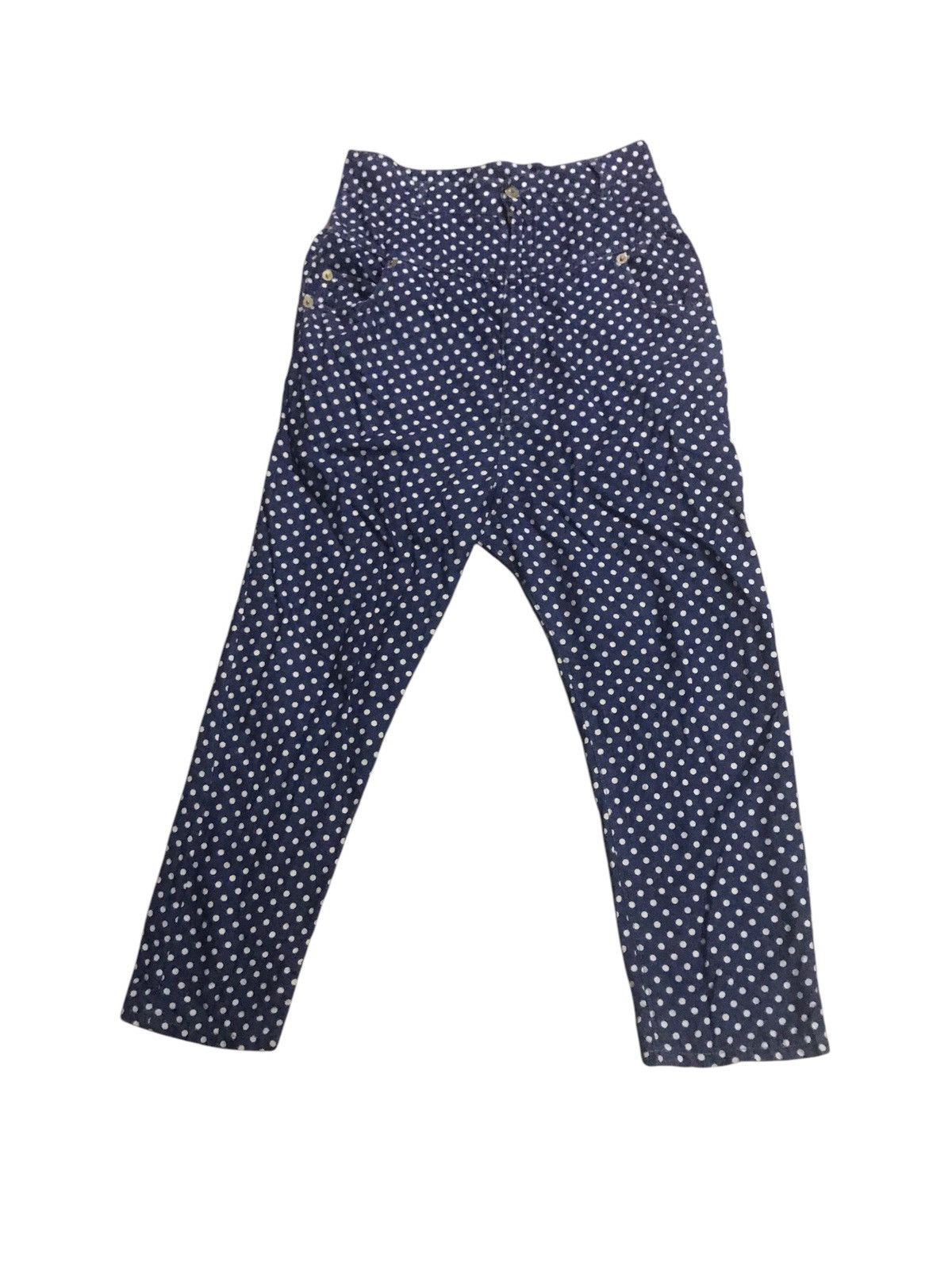 Issey Miyake × mercibeaucoup Mercibeaucoup By Issey Miyake Polkadot Long Rise Pant Size US 29 - 1 Thumbnail