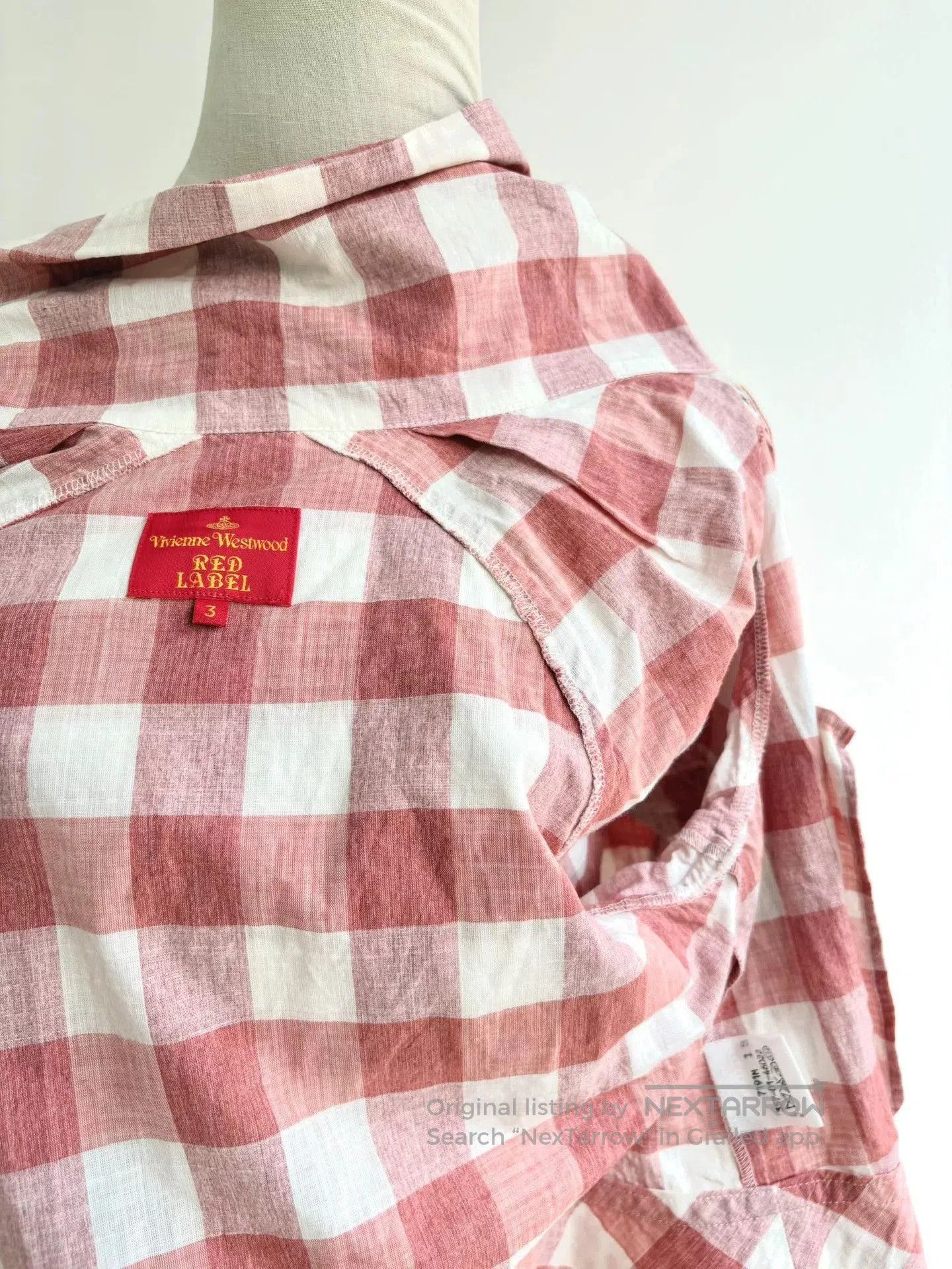 Vivienne Westwood vivienne westwood red checked short sleeve jacket. Size M / US 6-8 / IT 42-44 - 6 Thumbnail