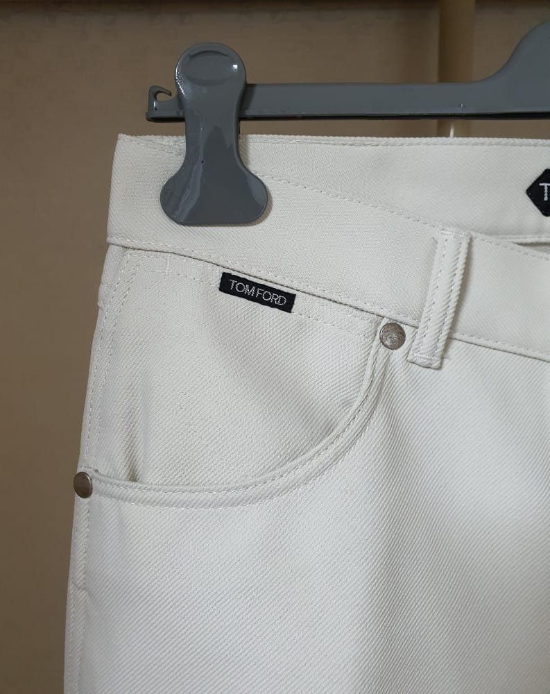 Tom Ford o1sm1stk0824 Active Riding Pant in White Size US 31 - 3 Thumbnail
