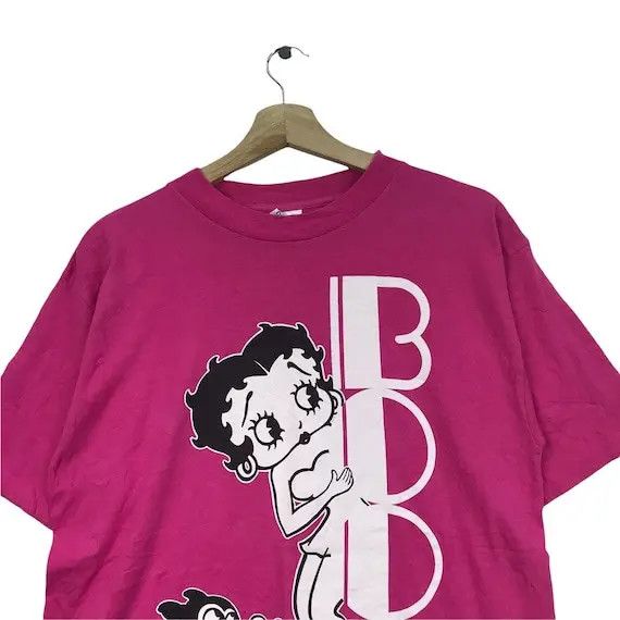 Cartoon Network × Vintage Vtg 1989 BETTY BOOP TALKARTOON Cartoon Tee Shirt Movie Film Size M / US 6-8 / IT 42-44 - 7 Thumbnail