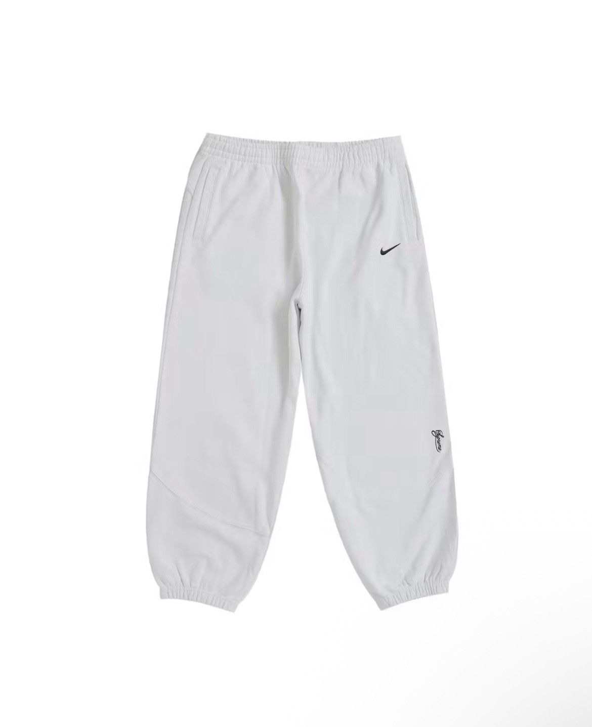 Nike × Supreme Size S - Supreme Nike Sweatpants White FW25 Size US 30 / EU 46 - 1 Thumbnail