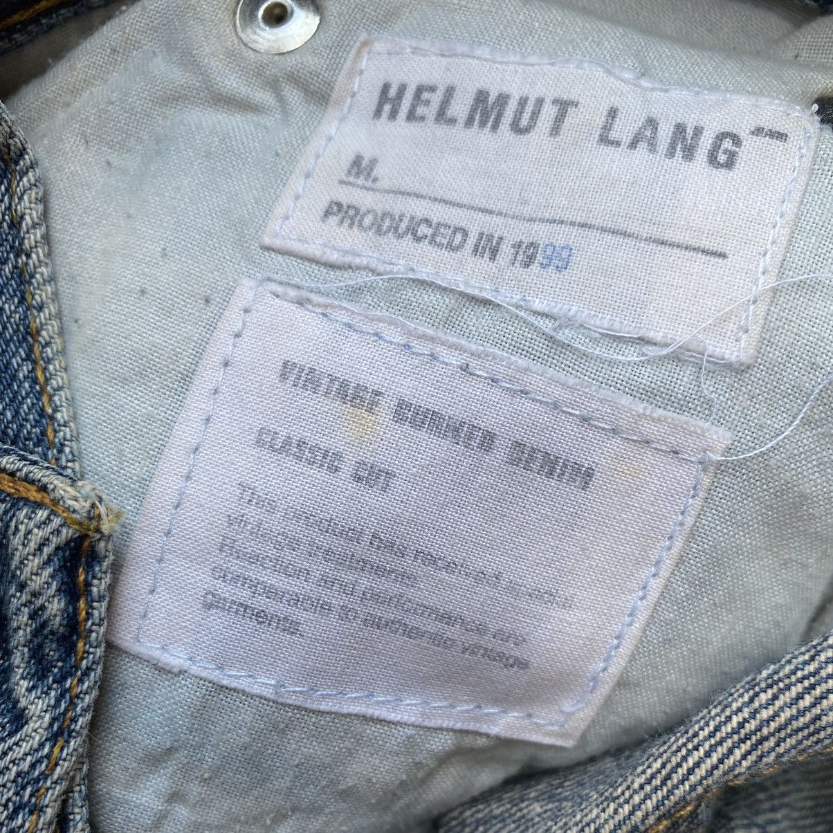 Helmut Lang Vintage 1999 Burned Denim Classic Cut Size US 30 / EU 46 - 12 Thumbnail
