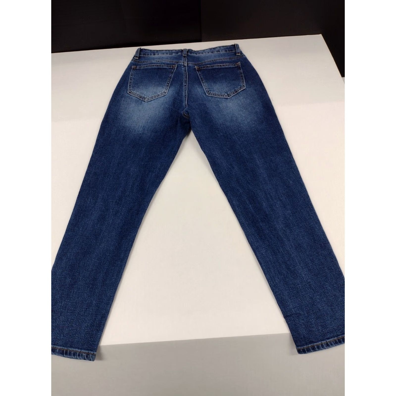 Vintage Wax Jeans Butt I Love You Stretch High Rise Push Up Skinny Women’s Size 1/25 Blue Denim Slim Regular Size 25 Size 42" / US 20 - 2 Thumbnail