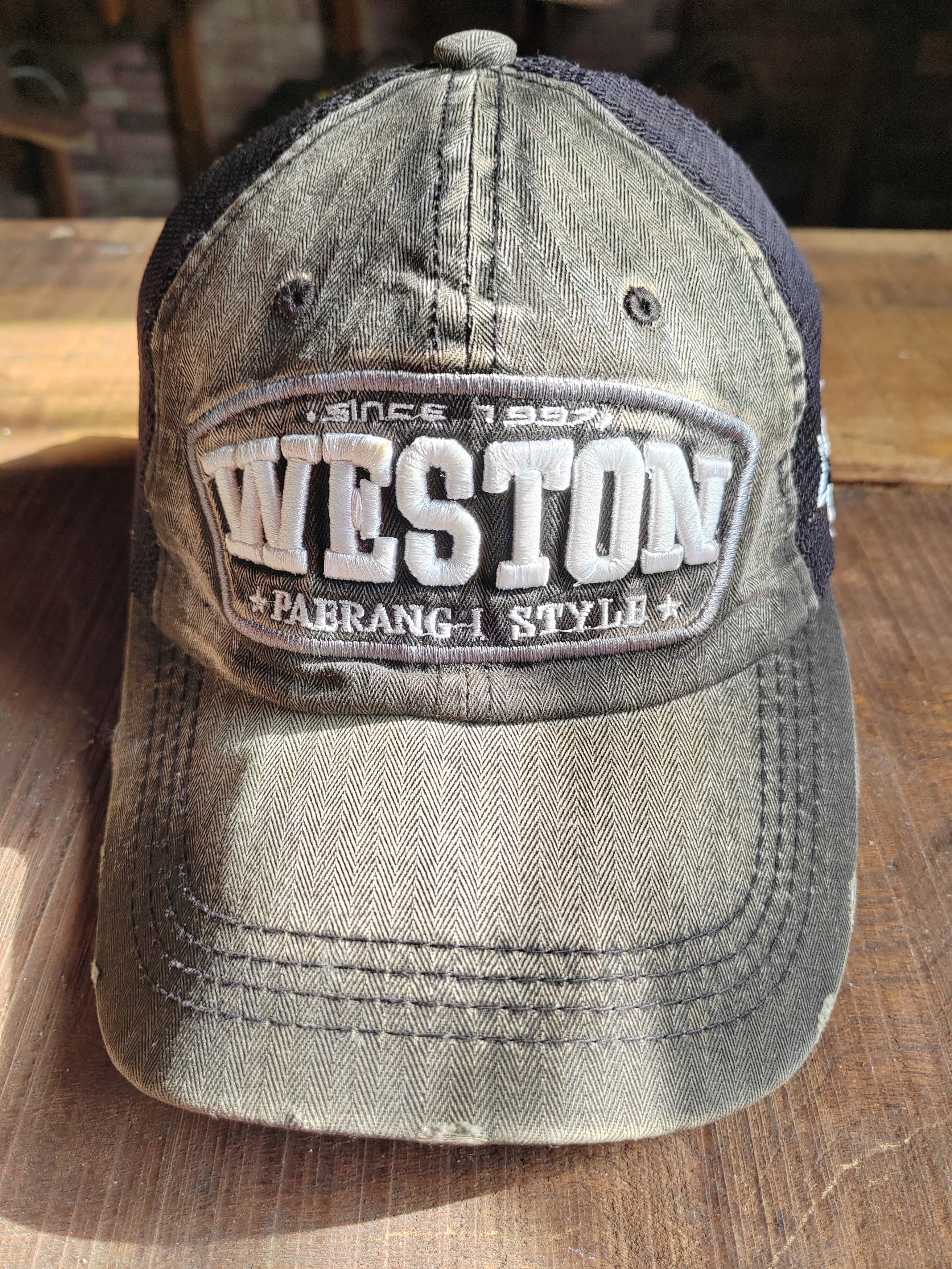 Japanese Brand Vintage Weston Distressed Style Cap Hat Size ONE SIZE - 2 Thumbnail