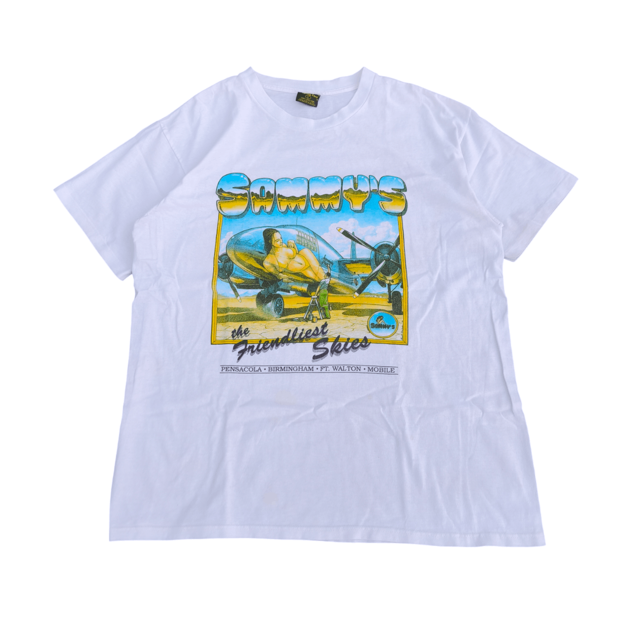 Vintage Vintage Touch Of Gold Sammy Plane T Shirt Size US L / EU 52-54 / 3 - 1 Thumbnail