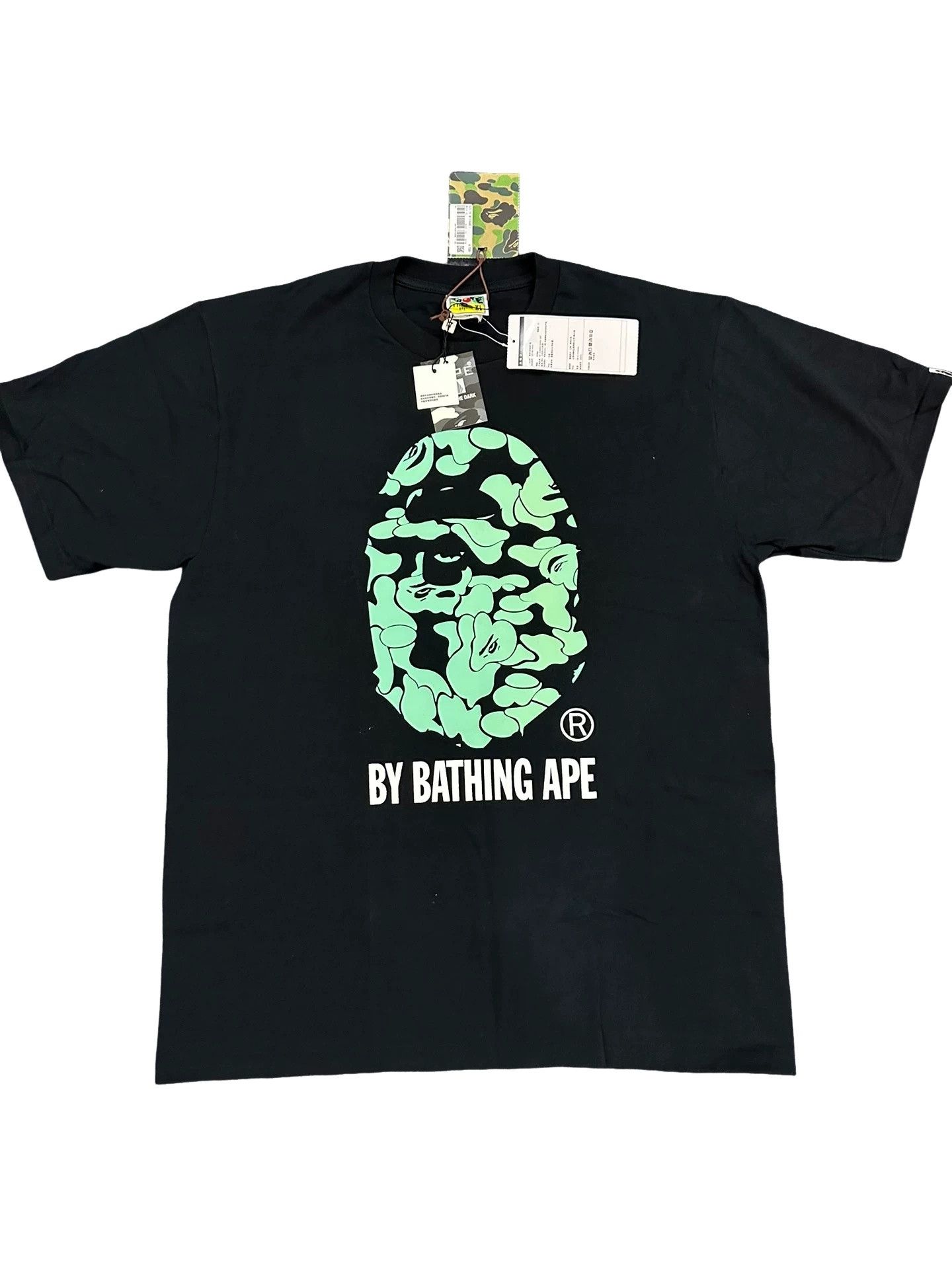Bape BAPE Glow in the Dark Ape Head T-Shirt XL Size US XL / EU 56 / 4 - 1 Thumbnail