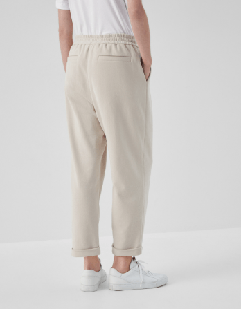 Brunello Cucinelli o1la1rc1a0325 Sport Pants in Beige Size 28" / US 6 / IT 42 - 2 Thumbnail