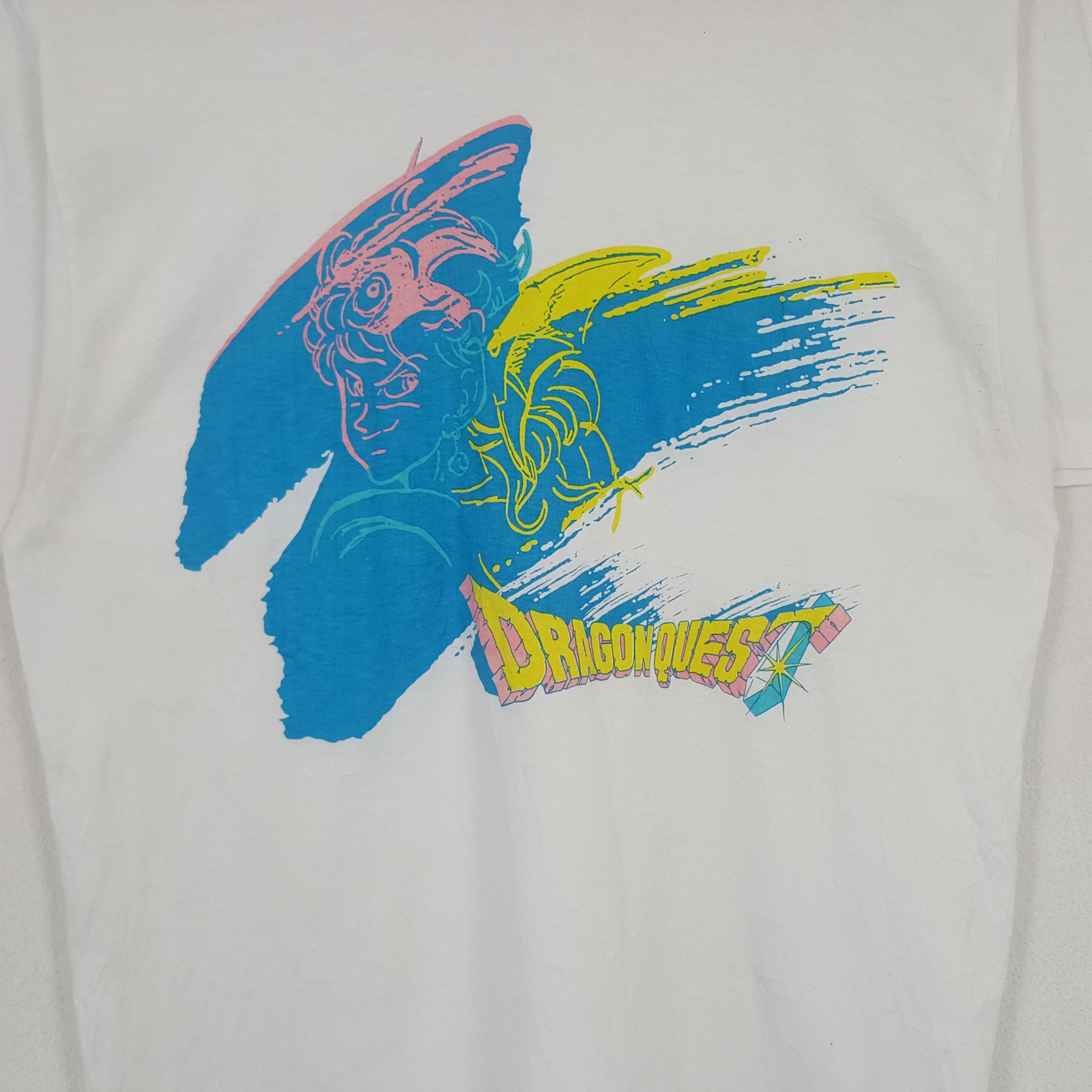 Vintage Vintage Dragon Quest Japanese Anime Characters Tshirt Size US S / EU 44-46 / 1 - 2 Thumbnail