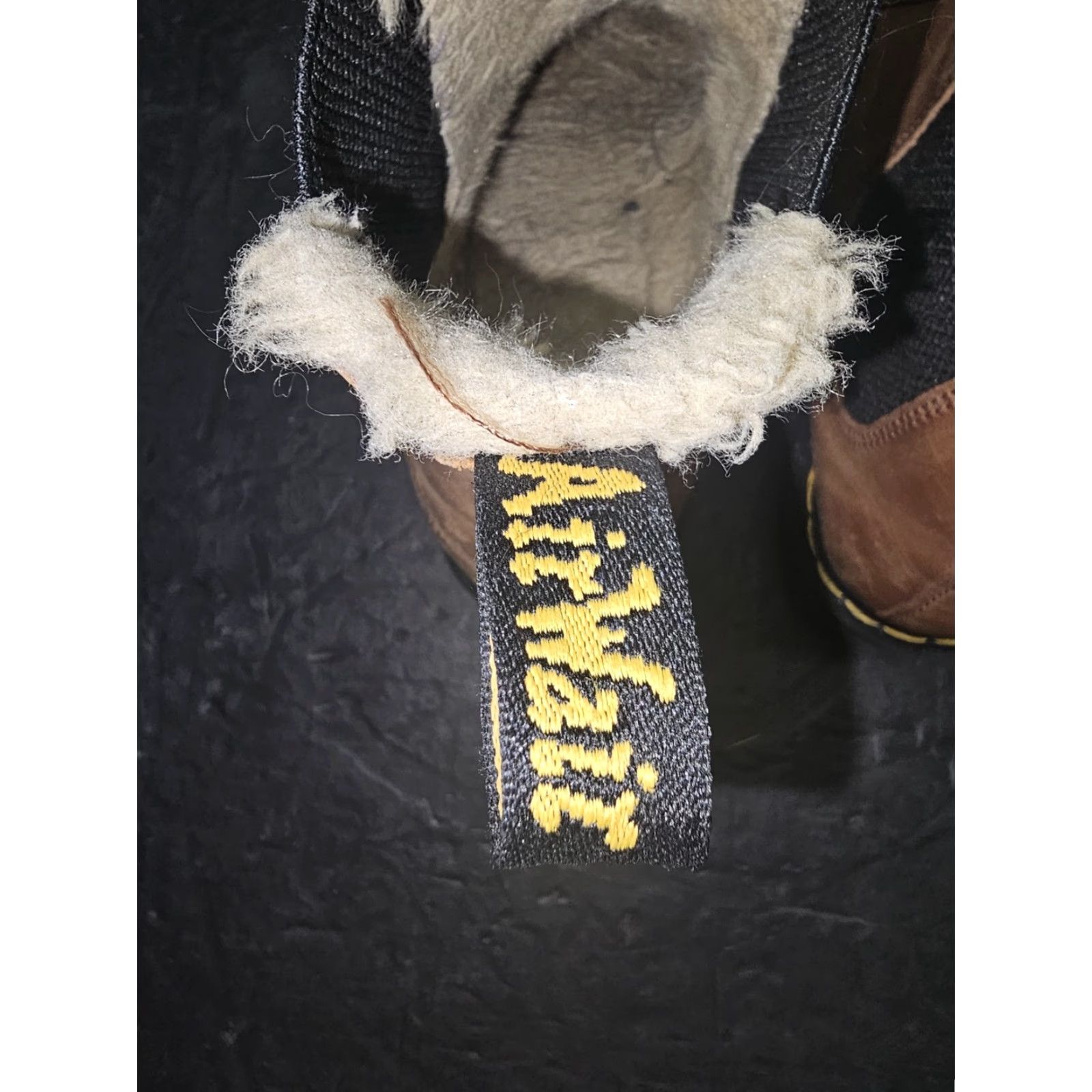 Dr. Martens Dr Martens Boots Chelsea 2976 Leonore Saddle Faux Fur Lined Slip-On Womens Sz 10 Size US 10 / IT 40 - 4 Thumbnail
