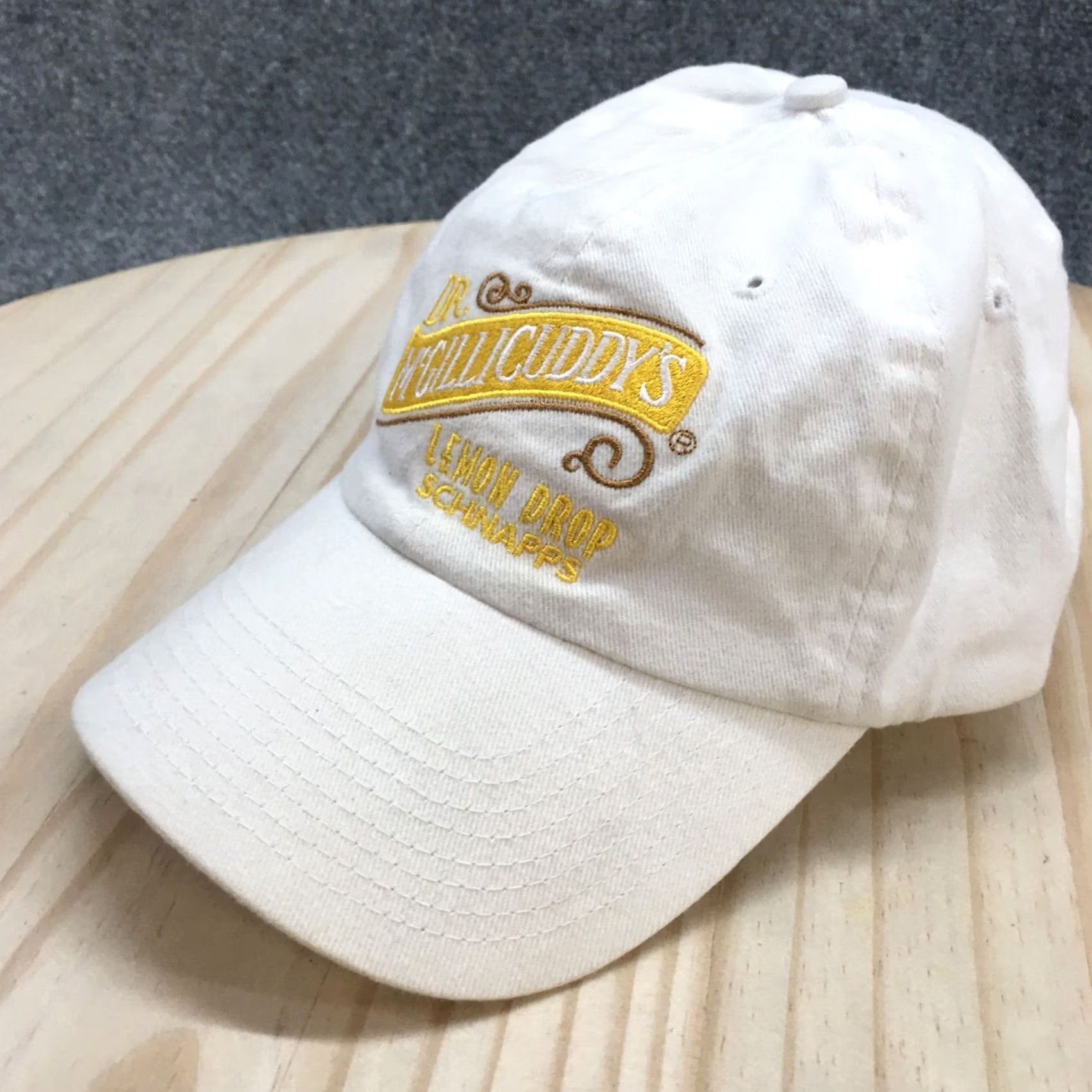 Vintage Head To Toe Dr McGillicuddy's Lemon Drop Schnapps Baseball Cap Mens One Size White HTT Hat Size ONE SIZE - 2 Thumbnail