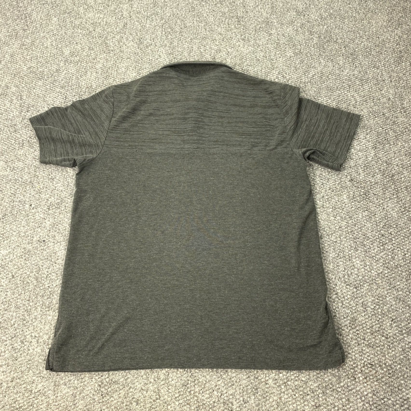 TravisMathew Travis Mathew Polo Shirt Mens XL Gray Striped Embroidered Golf Casual Size US XL / EU 56 / 4 - 6 Thumbnail