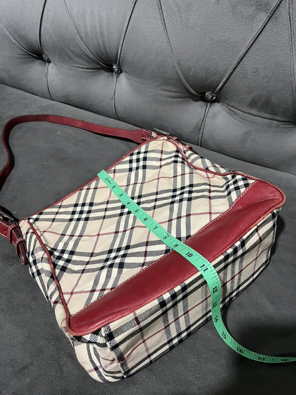 Burberry Auth BURBERRY Nova Check Blue Label Shoulder Bag Canvas Size ONE SIZE - 21 Thumbnail