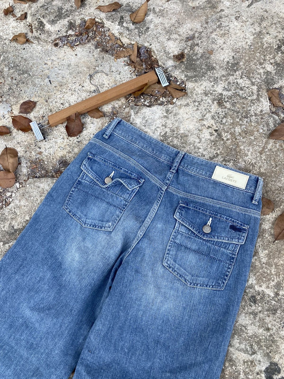 Lacoste Flared Jeans Lacoste Blue Denim Bootcut Style for Women Size 30" / US 8 / IT 44 - 7 Thumbnail