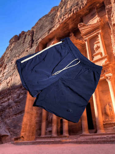 Nike × Vintage Vintage Y2K Nike Nylon Swoosh Shorts Size US 30 / EU 46 - 1 Thumbnail