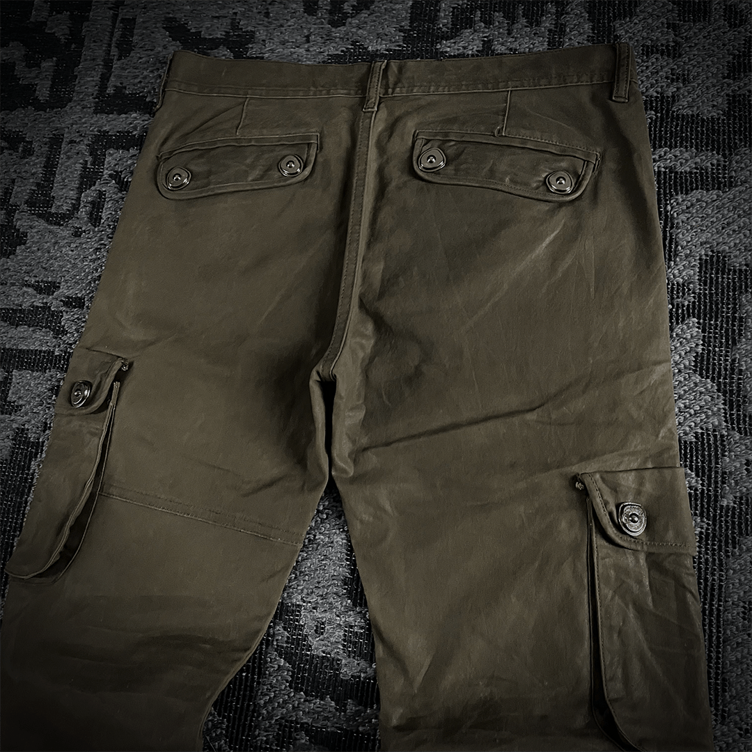 Tornado Mart Tornado Mart Tactical Waxed Multiple Pocket Pants Size US 32 / EU 48 - 6 Thumbnail