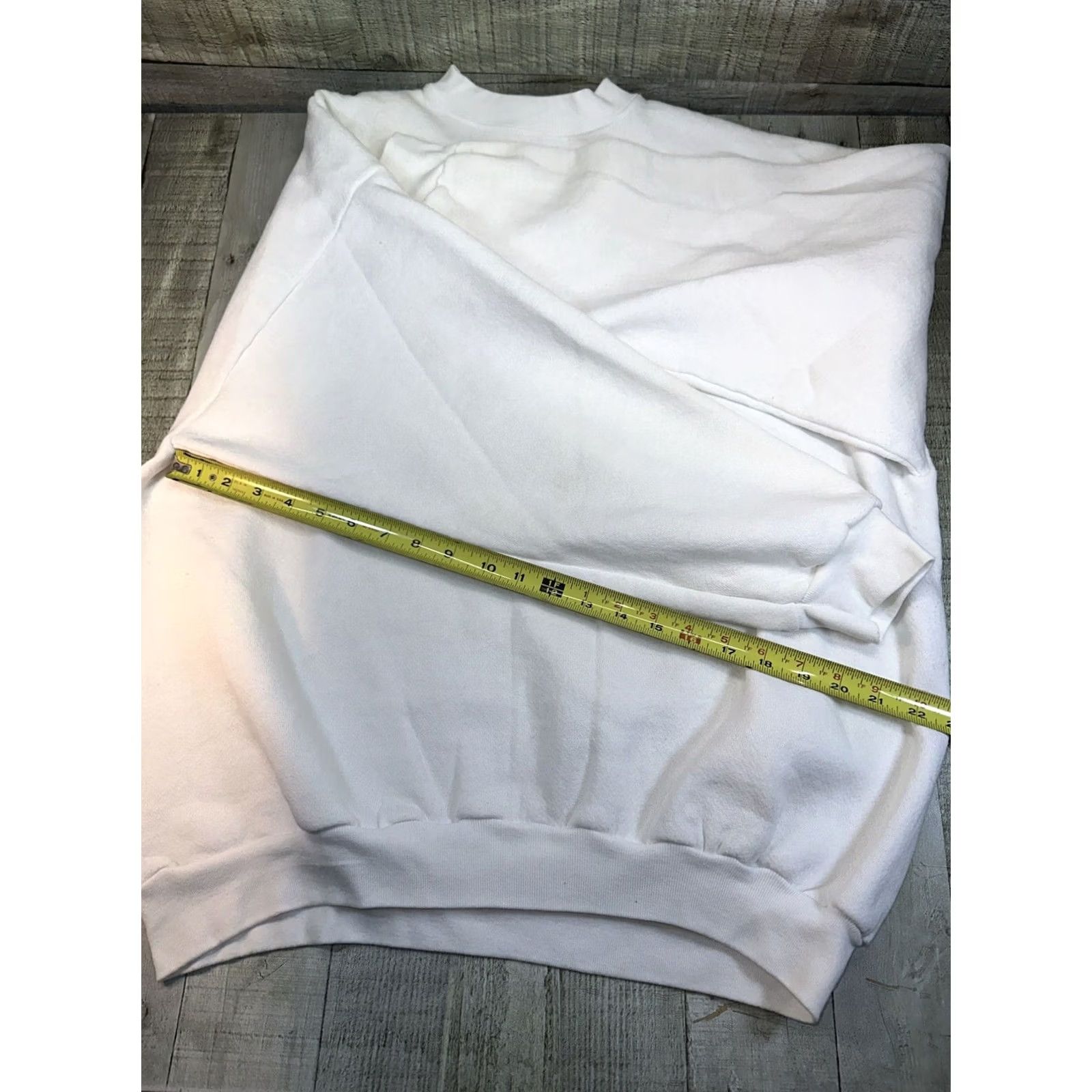 Tultex VINTAGE Tultex Men’s White Arizona XL Crewneck Pullover Sweatshirt Regular Size Adults Size US XL / EU 56 / 4 - 5 Thumbnail
