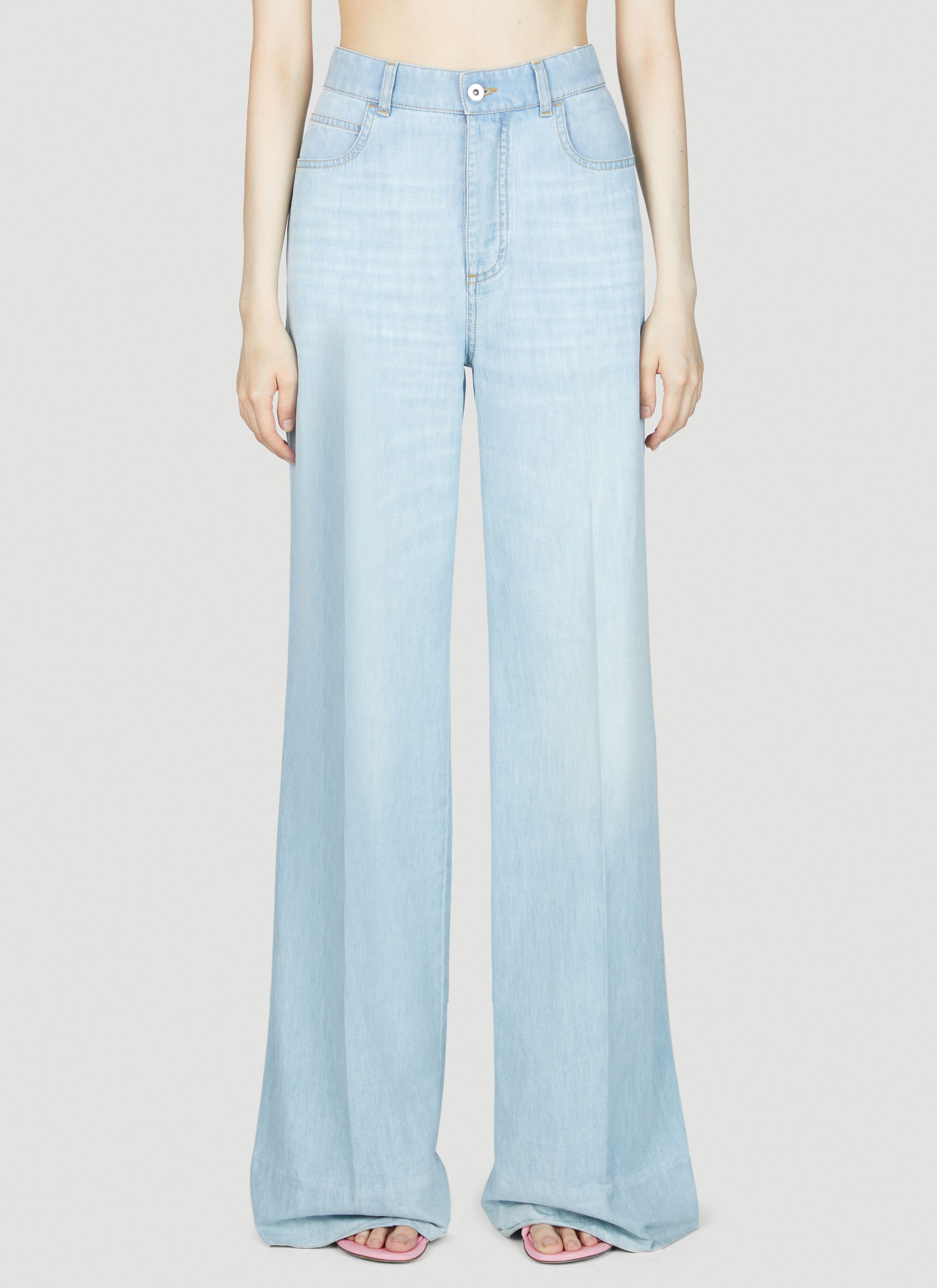 Bottega Veneta Wide Leg Jeans Size 27" / US 4 / IT 40 - 1 Thumbnail