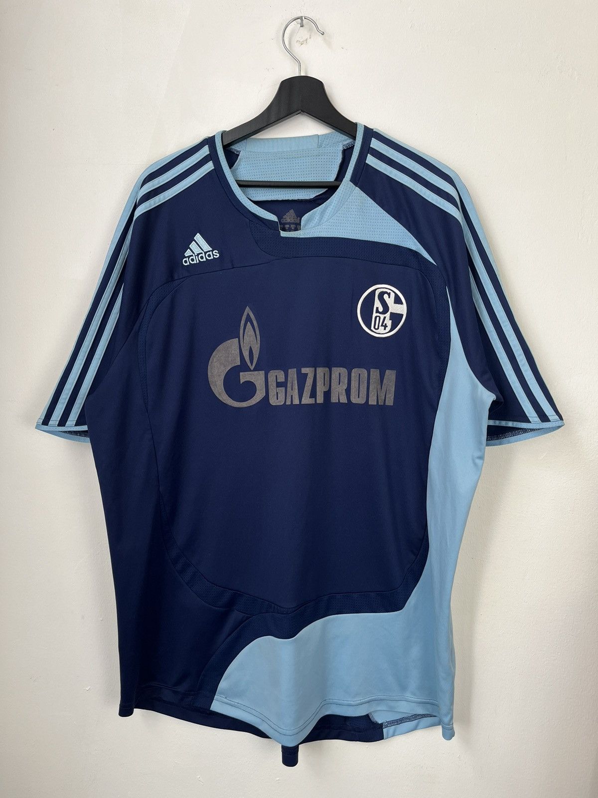 Vintage Vintage Adidas Schalke 04 Home 2007/2008 Jersey Size US XL / EU 56 / 4 - 1 Thumbnail