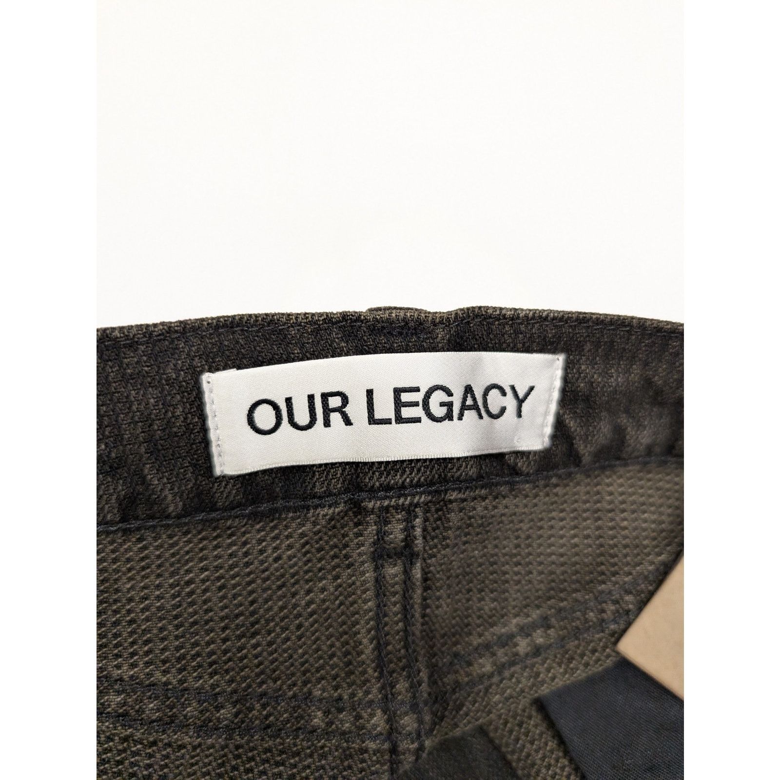 Our Legacy o1rshd1 Kamari Black Chain Twill Jean in Black Size US 31 - 13 Thumbnail