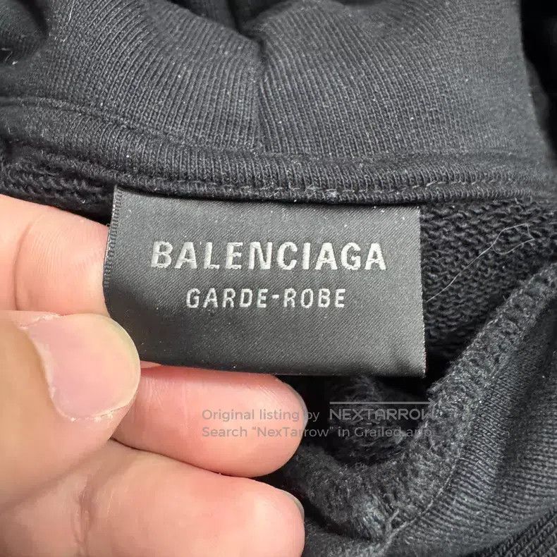 Balenciaga Balenciaga Solid color hooded sweatshirt Size US M / EU 48-50 / 2 - 2 Thumbnail