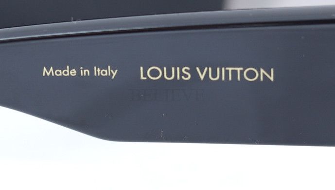 Louis Vuitton LOUIS VUITTON SUNGLASSES Z1578W CYCLONE BLACK 498 Size ONE SIZE - 4 Thumbnail
