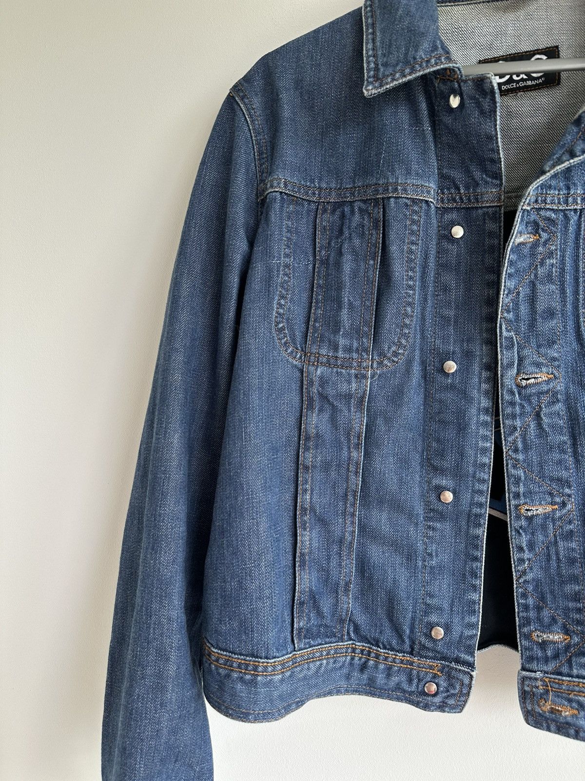 Dolce & Gabbana Archive D&G Panther Patchwork Reversible Denim Jacket Size M Size M / US 6-8 / IT 42-44 - 16 Thumbnail
