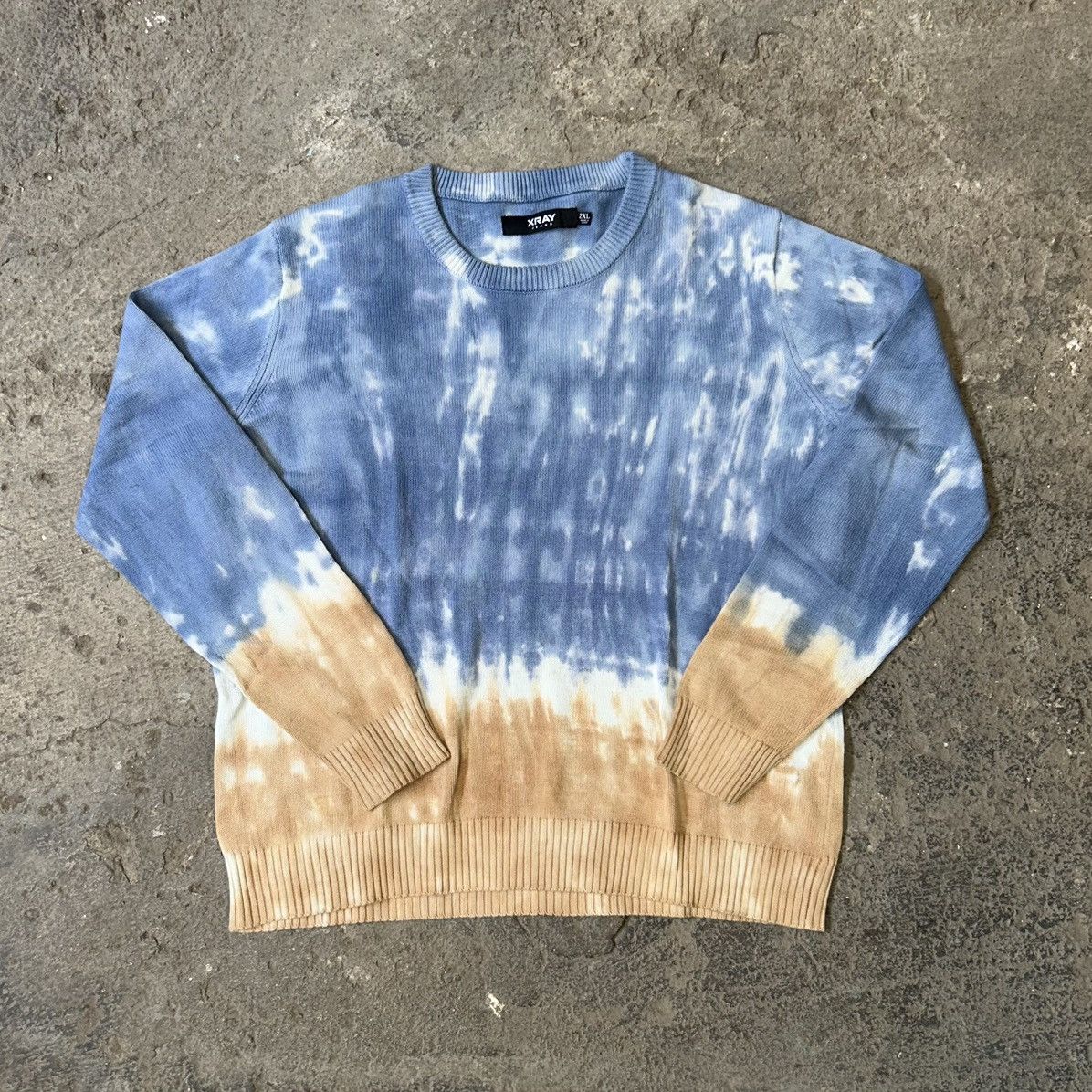 Xray Footwear XRAY JEANS Blue & Brown Sweater Size US XXL / EU 58 / 5 - 1 Thumbnail