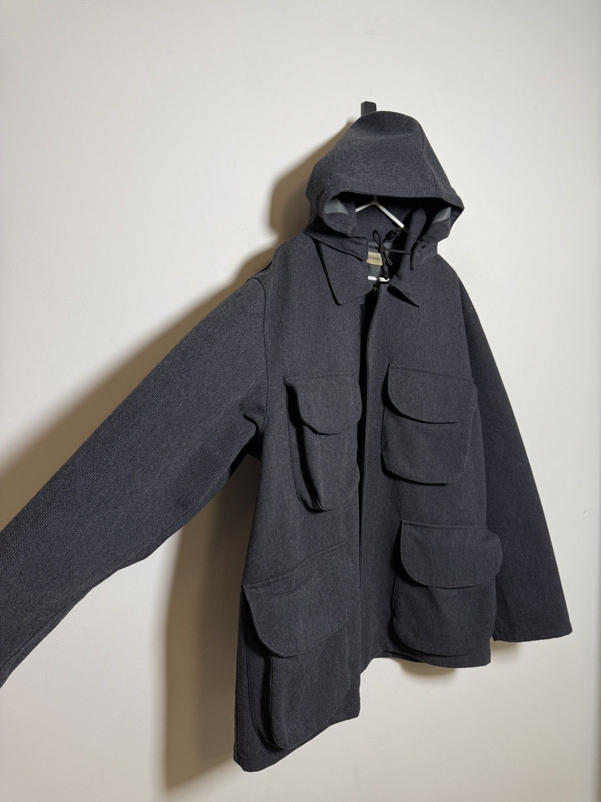 Stone Island Massimo Osti Production Techno Wool Hooded Jacket Size US L / EU 52-54 / 3 - 6 Thumbnail